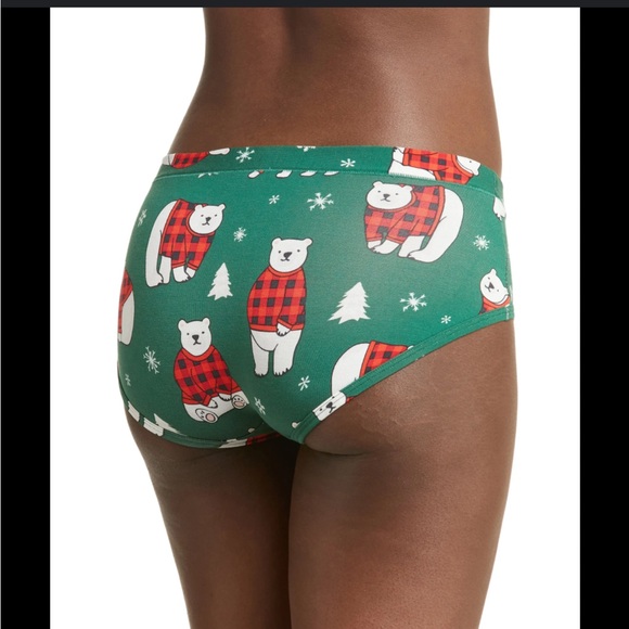 NIP MeUndies FeelFree High-Waisted Cheeky Sz Small in Cozy Bears - Picture 2 of 9
